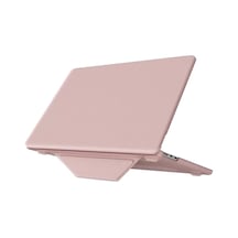 Newface Apple Macbook Uyumlu  Air 15 2024 Macbook Uyumlu  Deri Kapak - Pembe