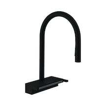 Hansgrohe Aquno Select M81 Tek Kollu Eviye Bataryası Satin Siyah