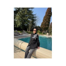 Moor Omzu Taş Detaylı Gömlek Siyah - 700949580 Siyah