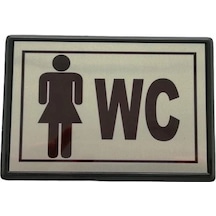 Mey İthalat Cemax Yönlendirme Büyük Wc Bayan 13x8,5 Cm