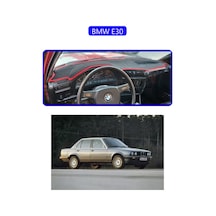 Bmw E30torpido Koruma Halısı Mavi Kenar