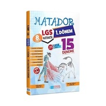 Matador 2020 LGS 1.Dönem Matematik 15li Deneme Video Çözümlü- Evrensel İletişim Yayınları