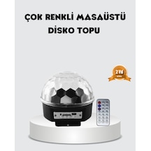 Rgb Led Disko Topu Projektör - Ev Partileri, Doğum Günleri Ve Eğlence İçin Işık Şovu