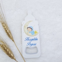 Ayda Uyuyan Baskılı Biberon Açacak Magnet 4,5x10,5 Cm Uv 30 Adet