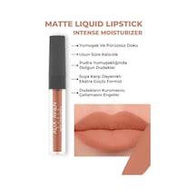 Uzun Süre Kalıcı Kadifemsi Kuruma Yapmayan Mat Likit Ruj - Matte Liquid Lipstick 503 Terracotta Nude Çok Renkli