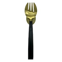 Gold Siyah, Paslanmaz Çelik, Salata Maşası, Bpa Free, 1 Adet Açık Mavi