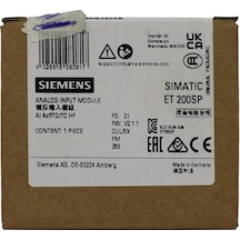 6es7134-6jd00-0ca1 Sımatıc Et 200sp, Analog İnput