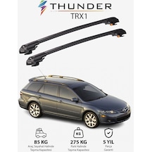 Mazda 6 2002-2007 Trx1 Thunder Carrier Kilitli Ara Atkı Taşıyıcı Tavan Barı Siyah