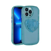 Zore İphone 12 Pro Uyumlu Kamera Korumalı Pop Soketli Renkli Ogaa Ofro Kılıf-mavi