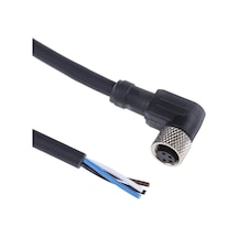 Telemecanique Xzcp1041l2 ,açılı/m8/4pin/dişi Pur-2mt Sensör Kablo