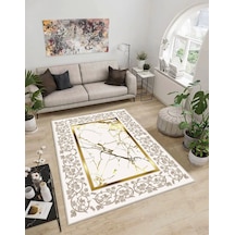 Dijidekor Işıltı Koleksiyonu Model15 Süngerli Dijital Baskılı Saçaksız Mutfak Halısı Yolluk