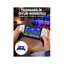 Kompakt Ve Hafif Retro Oyun Konsolu 1000 Klasik Oyun Dahil Çok Renkli