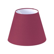 Lit Dizayn Lambader Başlık Bordo Konik Şapka 38x30x22 Cm Dekoratif Özel Yüksek Kalite Kumaş Genel