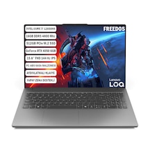 Lenovo LOQ 15IAX9E 83LK002VTR i7-12650HX 16 GB 512 GB SSD RTX4050 15.6" Dos Dizüstü Bilgisayar