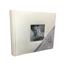 Bf Albüm Vinleks Deri 13x18 100'lük Hatıra Yazılabilir Fotoğraf Albümü Beyaz