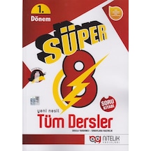 Nitelik Yayınları 8. Sınıf Yeni Nesil Süper 1. Dönem Tüm Dersler
