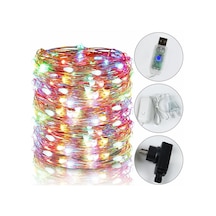 Çok Renkli 1000led Dize Işıklar Şebekeyle Çalışan Bakır Tel Işıklar Su Geçirmez Işıklar Par Odası Noel Dekoratif Led Işık 56556288 Çok Renkli
