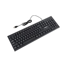 Wozlo WZ-801 Usb Kablolu Fiber Doku Standart Q Klavye