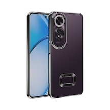 Oppo A60 Kılıf Kamera Lens Korumalı Logo Gösteren İnce Hafif Pazarplus Siyah