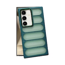Newface Samsung Galaxy S24 Kılıf Airmax Silikon Kapak - Koyu Yeşil