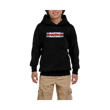 Zepplin Giyim Martini Racing Siyah Çocuk Kapşonlu Sweatshirt Siyah