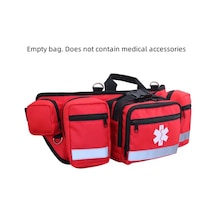 Maxaccess Kırmızı Outdoor Portatif Bel Çantası, Kurtarma Tıbbi Çantası Kompakt Depolama Organiz