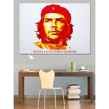 Che Guevara Sanatsal Portre Dekoratif Kanvas - Mdf Ahşap Tablo