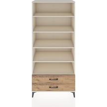 Hyperion Dolap 5 Raflı 2 Çekmeceli 88x44x195 Aytaşı-çam Aytaşı