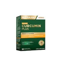Curcumin Plus 30 Softgel - Vitamin D, Karabiber İçeren Takviye Edici Gıda