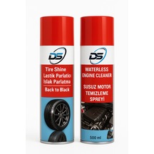 Parlaklık Seti Susuz Motor Temizleyici + Lastik Parlatıcı