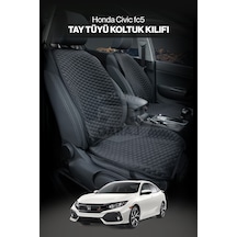Honda Civic Fc5 Uyumlu Ön Arka Tay Tüyü Koltuk Minderi -7 Parça-