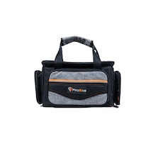 Probag Balıkçı Çantası Suya Dayanıklı Çok Bölmeli Olta Ve Balık Malzeme Çantası Gri Siyah