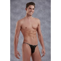 Doreanse 1330 Erkek Micro Modal Siyah Tanga String Slip