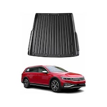 Vw Passat B8 Variant / Combi 2015+ Uyumlu Araca Özel Kauçuk Bagaj Havuzu Siyah Kızaklı Alt İçin