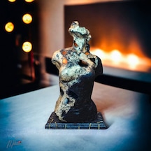 24 Karat Heykeli Figür Dekoratif Obje Ve Biblo Masa Dekorasyon Sa