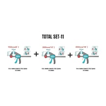 Total Set-11 Total 150mm+300mm+450mm Otomatik Tetikli İşkence