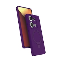 Xiaomi Redmi Note 13 Pro 4g Regal Magsafe Standlı Kapak - Derin Mor 0.2M-Çok Renkli