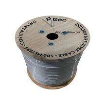 Ttec Kbl-cat6-23cca/ın500g 500 Metre Iç Mekan Cat6 Kablo Pvc Iç Ortam Cat6 Kablo 500 Metre Gri