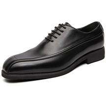 Ikkb Sonbahar Moda Yeni İş Resmi Erkek Casual Ayakkabı Siyah