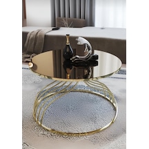 Orta Sehpa Gold Bronz Lüx Kuğu Model