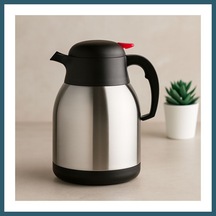 Bezos Paslanmaz Çelik Termos 1.5l 304, Çift Contalı - 12 Saat Sıcak / 24 Saat Soğuk Ob Diğer