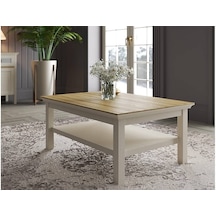 Sakura Beyaz - Ceviz Frn - 21024 Misto Orta Sehpa Beyaz - Ceviz