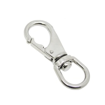 Fırdöndülü Karabina. Paslanmaz Krom. No 1 5/8"