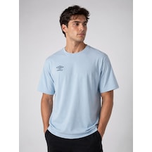 Umbro Season Erkek Açık Mavi Pamuklu Spor Tişört Nf0150
