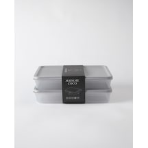 Madame Coco Bonn 2'li Saklama Kabı - Soft Gri - 2x2600 Ml 8684427307038 Çok Renkli