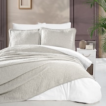 Schafer Shine Yatak Örtüsü Seti -3 Parça -Bej Çok Renkli