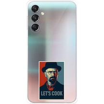 Samsung Galaxy A24 Uyumlu Lets Cook Afiş Baskılı Silikon Kılıf Renkli