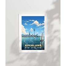 Çerçevesiz Poster Auckland Sanat Baskısı