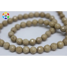 Jasper Taşı Faset Kesim Dizi 6Mm (9888)
