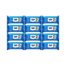Hasta Vücut Perine Temizleme Islak Mendil Havlu 48 Yaprak Xl 12 Li Set Plastik Kapaklı XL